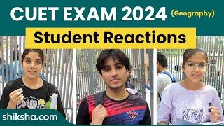 CUET UG 2024 Exam Analysis Shift 1 Geography