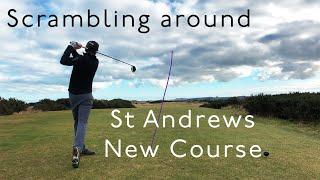 No Commentary. Scrambling around the Front 9 on the New Course St Andrews.