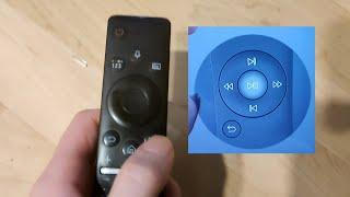 Samsung TV mit Smart Remote besser vor und zurück spulen Mediensteuerung einblenden  TUTORIAL