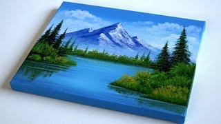 Acrylic Painting for Beginners A Step-by-Step Landscape Painting Tutorial for Beginners on Canvas
