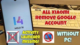 New Method Xiaomi Redmi 13C Remove Google Account Bypass FRP Without PC.