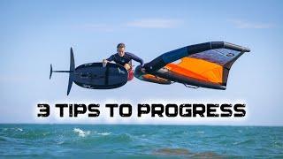 3 tips to progress  WING FOILING