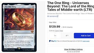 The Cost To Play - The One Ring Is Too Expensive  PleasantKenobi MTG React  Modern Meta Discussion