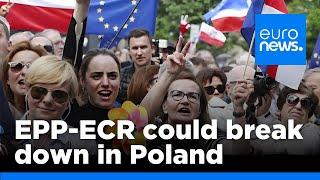 EPP-ECR conservative coalition project could break down in Poland  euronews 