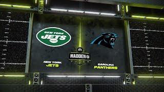 New York Jets vs Carolina Panthers  Madden NFL 24 Preseason