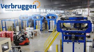 Verbruggen VPM-10 & VPM-7  Automatic Palletizers for Onion Bags & Boxes