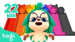 Learn Colors with Slide and more  Compilation  Season 1 ALL  Kids Colors  Pinkfong & Hogi