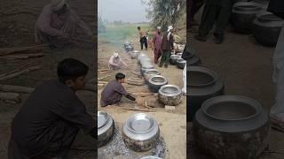 Meat food is being prepared at a Pakistani wedding #shorts