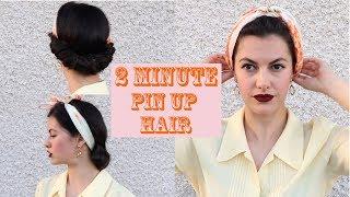 3 Super Easy Pinup Hairstyles for Lazy Days