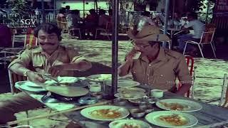 Thief Eats Free Food In Hotel and Fools Police  Comedy Scene  Inspector Krantikumar Kannada Movie