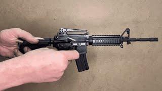 M4 Colt in 12 scale full-auto firing