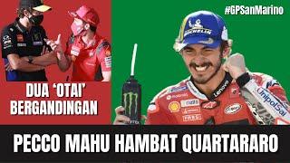 Pecco Bagnaia belum mengalah  Valentino Rossi - Andrea Dovizioso bergandingan #SanMarinoGP #Misano