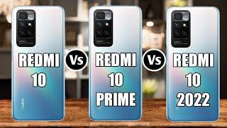 Redmi 10 Vs Redmi 10 Prime Vs Redmi 10 2022