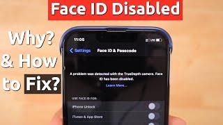 iPhone Face ID DISABLED or NOT AVAILABLE Error How to Fix?