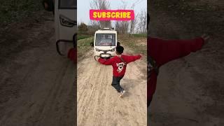 সাহসী ছেলে - The boy saved the vehicle from the accident ️ #shorts ​⁠