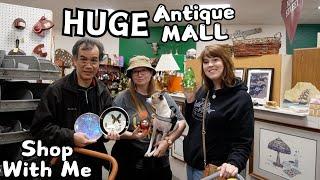 HUGE Antique Mall  Shop With Me  Reselling