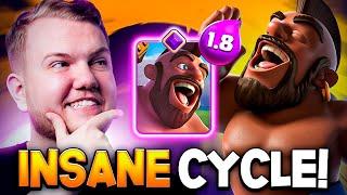 1.8 HOG CYCLE FASTEST DECK IN CLASH ROYALE