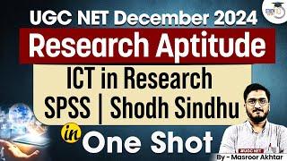 UGC NET December 2024  UGC NET Paper 1  Research Aptitude  Shodh Sindhu  SPSS  Masroor Akhtar