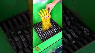 Thanos Infinity Gauntlet VS Shredder   #asmr #shreddermachine #satisfying #experiment #shredding