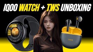 iQOO Watch Unboxing and review with iQOO TWS 1e price full specs Fitness smart watch Vivo watch 2