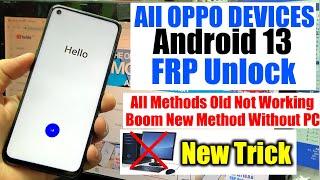 All Oppo FRP BypassUnlock Without Pc Android 13 2023  All Oppo Devices Google Account Remove