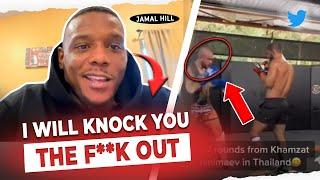 Khamzat chimaev MAULS fighter in Thailand FOOTAGE Jamal Hill CALLS OUT Ankalaev