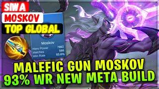 Malefic Gun Moskov 93% Win Rate New Meta Build  Top Rank Global  SIWA - Mobile Legends Build