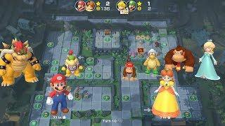 Super Mario Party Partner Party #897 Domino Ruins Treasure Hunt Mario & Daisy vs Peach & Luigi