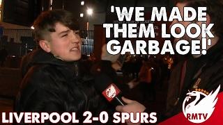 Liverpool v Spurs 2-0  ‘We Made Them Look Garbage’  #LFC Fan Cam