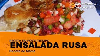 Receta Rápida ENSALADA RUSA Super Delicioso y Nutritivo