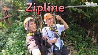 Ep.11  รวมซีนเล่น Zipline ทั้งน่ากลัว ทั้งน่ารัก จากช่อง YT #CullenHateBerry
