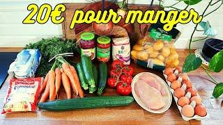 20 € pour manger  Le défi de recettes petit budget Version Lidl