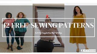Free PLUS SIZE SEWING Patterns  DIY Curvy Capsule Wardrobe and fat fashion