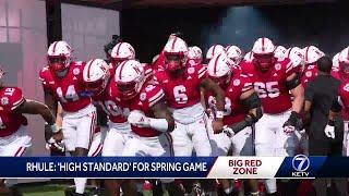 Big Red Zone Nebraska spring game showcasing all the hard work dedication of players so far thi...