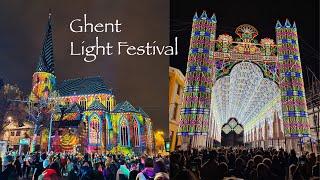 Light festival of Ghent  Lichtfestival Gent  Belgium 2021