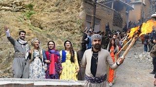 IRAN Nowruz 1401 Celebration in a Kurdish Village  Persian New Year in Countryside