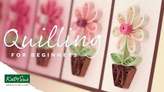 Paper Quilling For Beginners  Basic Shapes Tutorial + Make A Quilled Flower