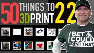 50 Money Making Things to 3D Print  2022