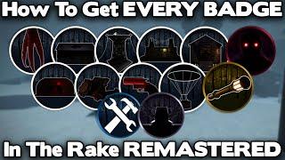 How To Get EVERY BADGE In The Rake Remastered - The Rake Remastered Roblox