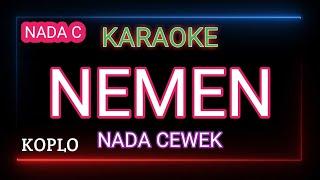 NEMEN - GILDCOUSTIC - Karaoke Nada Cewek