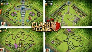 BEST LAYOUT EVER SEEN IN COC  Clash of Clans - 2019