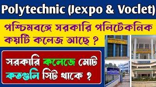 West Bengal All Government Polytechnic College List  West Bengal Polytechnic College Total Seat 