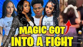 Magic fought 2dees after she was talking trash at her.. Ayzia got into it with Magic too