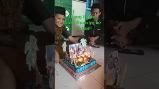 ulang tahun Dede Ilham di pesantren assalafiiyah