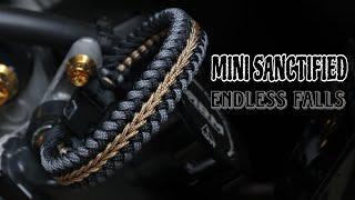 HOW TO MAKE MINI SANCTIFIED ENDLESS FALLS PARACORD BRACELET EASY PARACORD TUTORIAL DIY .