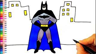 Batman Çizimi - Batman Çizimi Kolay - Batman Nasıl Çizilir? - How To Draw Batman