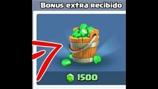 COMO GANHAR GEMAS BONUS NO CLASH ROYALE