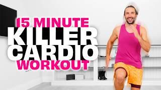 15 Minute NO EQUIPMENT Fat Burning Workout  Joe Wicks Workouts