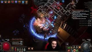 PoE Necropolis  Checking out Mana Righteous Fire again