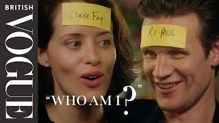 Matt Smith & Claire Foy Play Who Am I?  Vogue Challenges